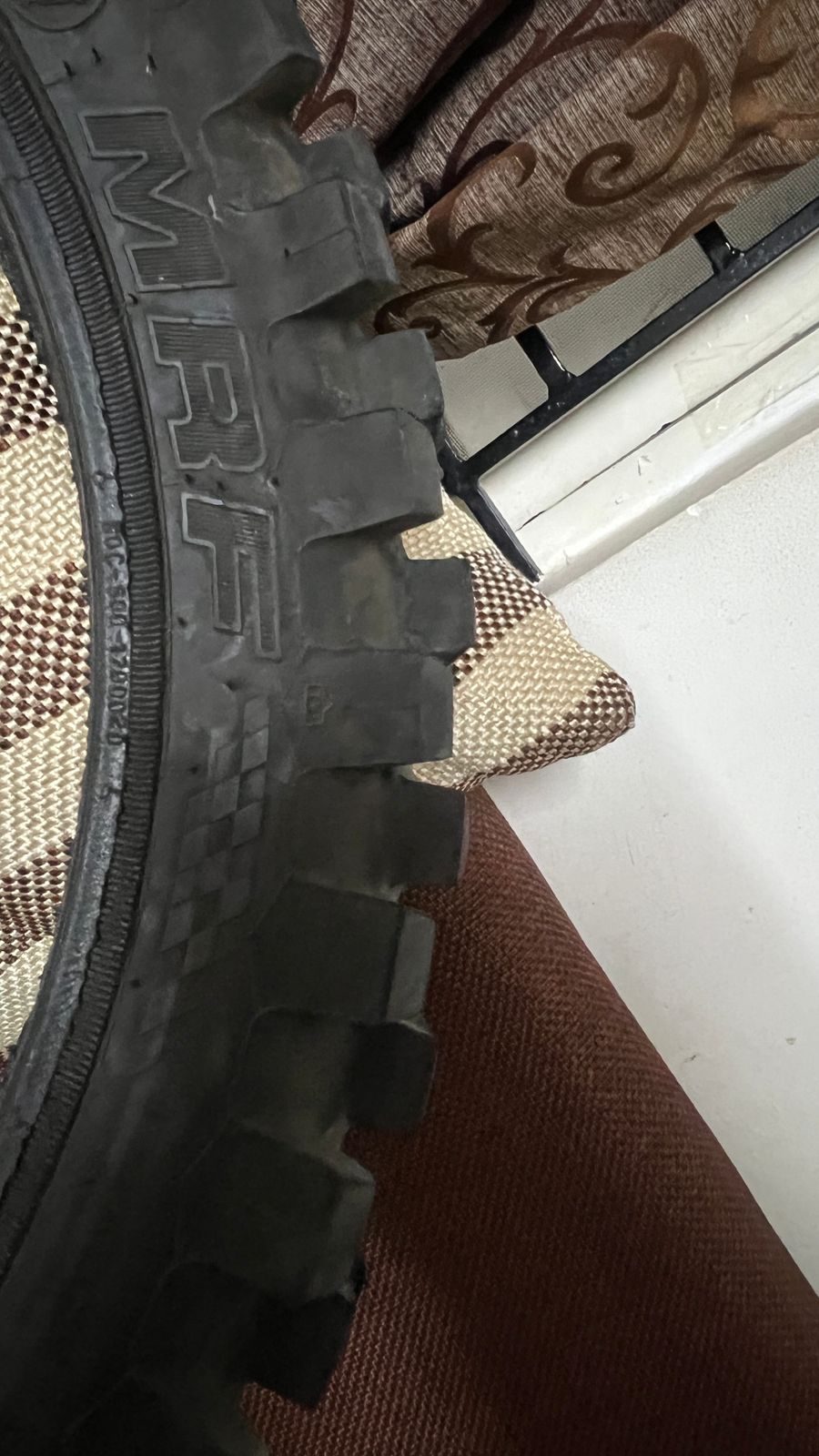 MRF mogrip mocross knobby rear tyre 100/90-19 3