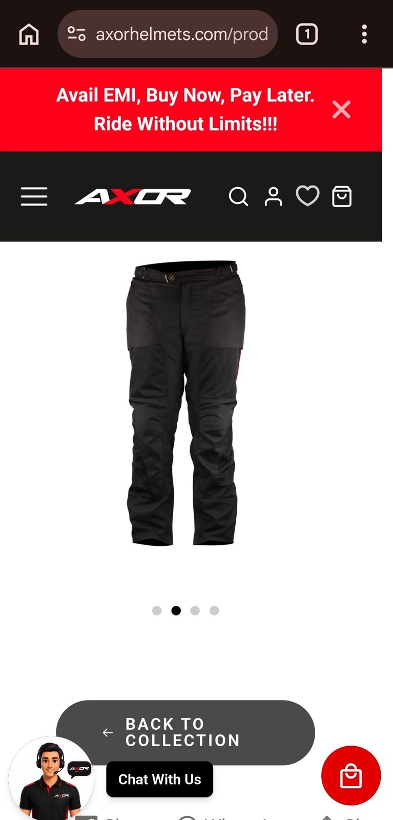 Axor Safety jacket and trousers  2