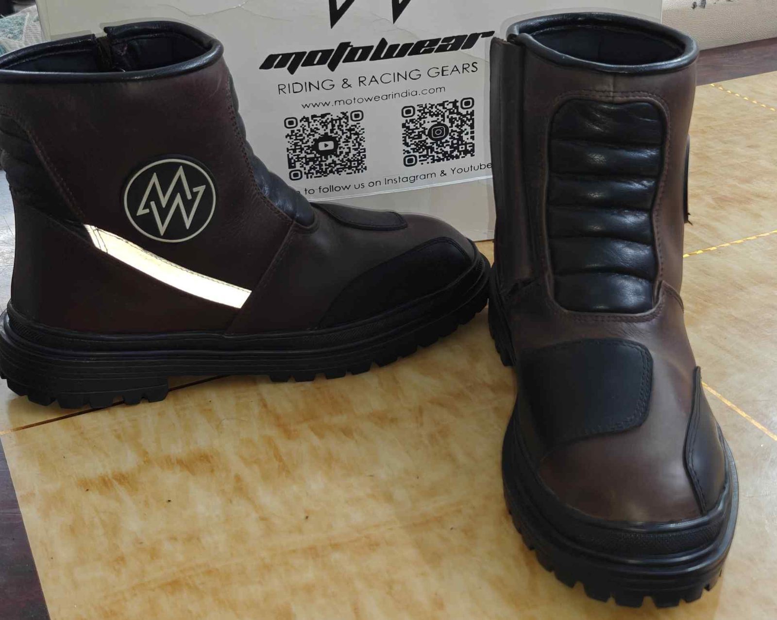 Moto Wear Riding shoes Size 42. Leather  2