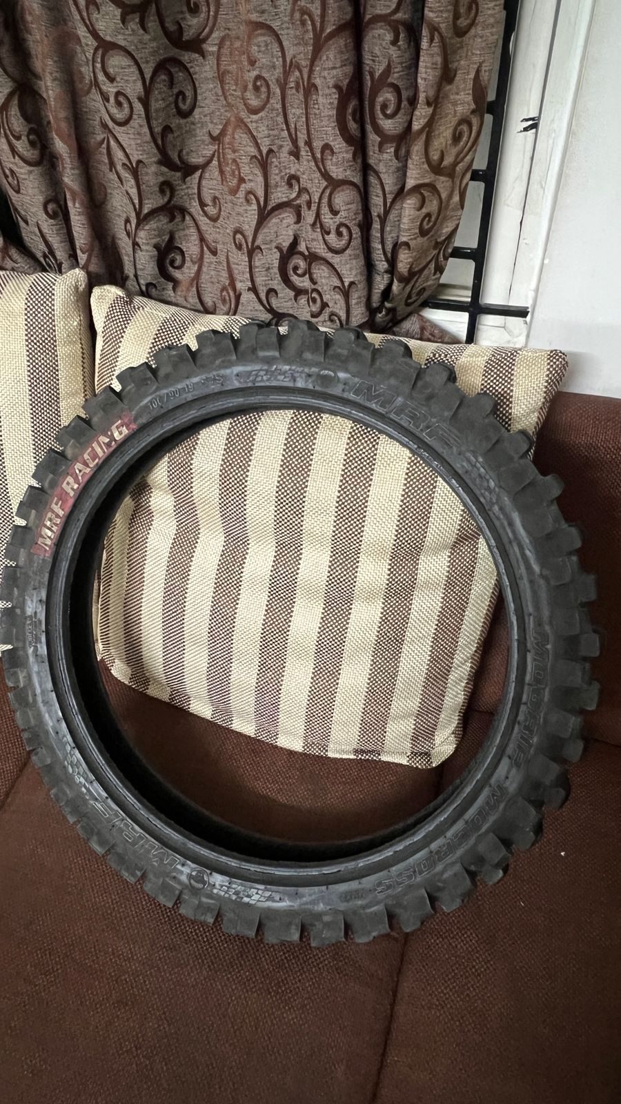 MRF mogrip mocross knobby rear tyre 100/90-19 - image 1