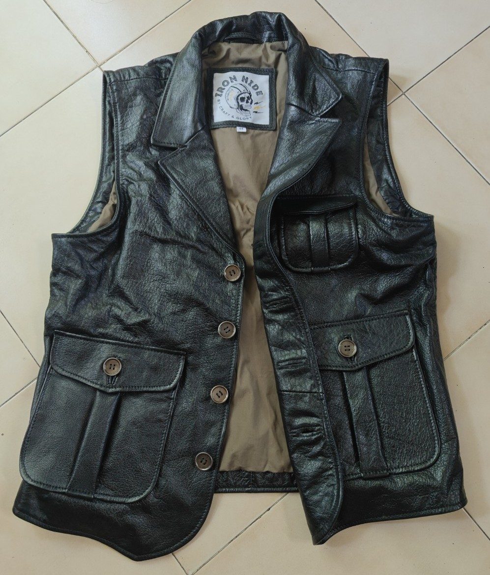 Leather vest - image 1