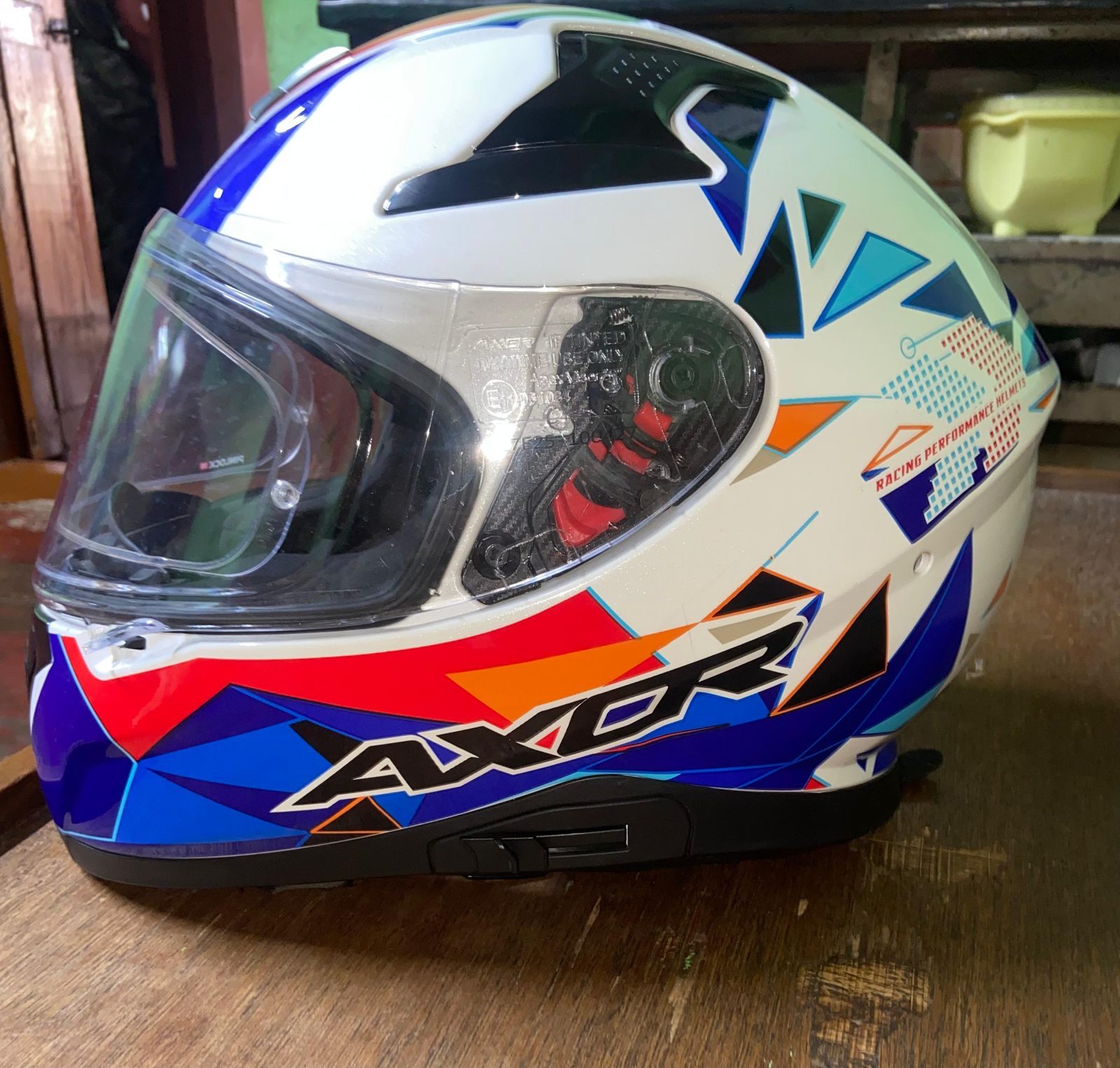 Axor Apex Prism ISI DOT ECE Certified Full Face Helmet - image 1